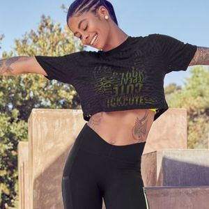 Fabletics Kick Butt Workout Crop Top